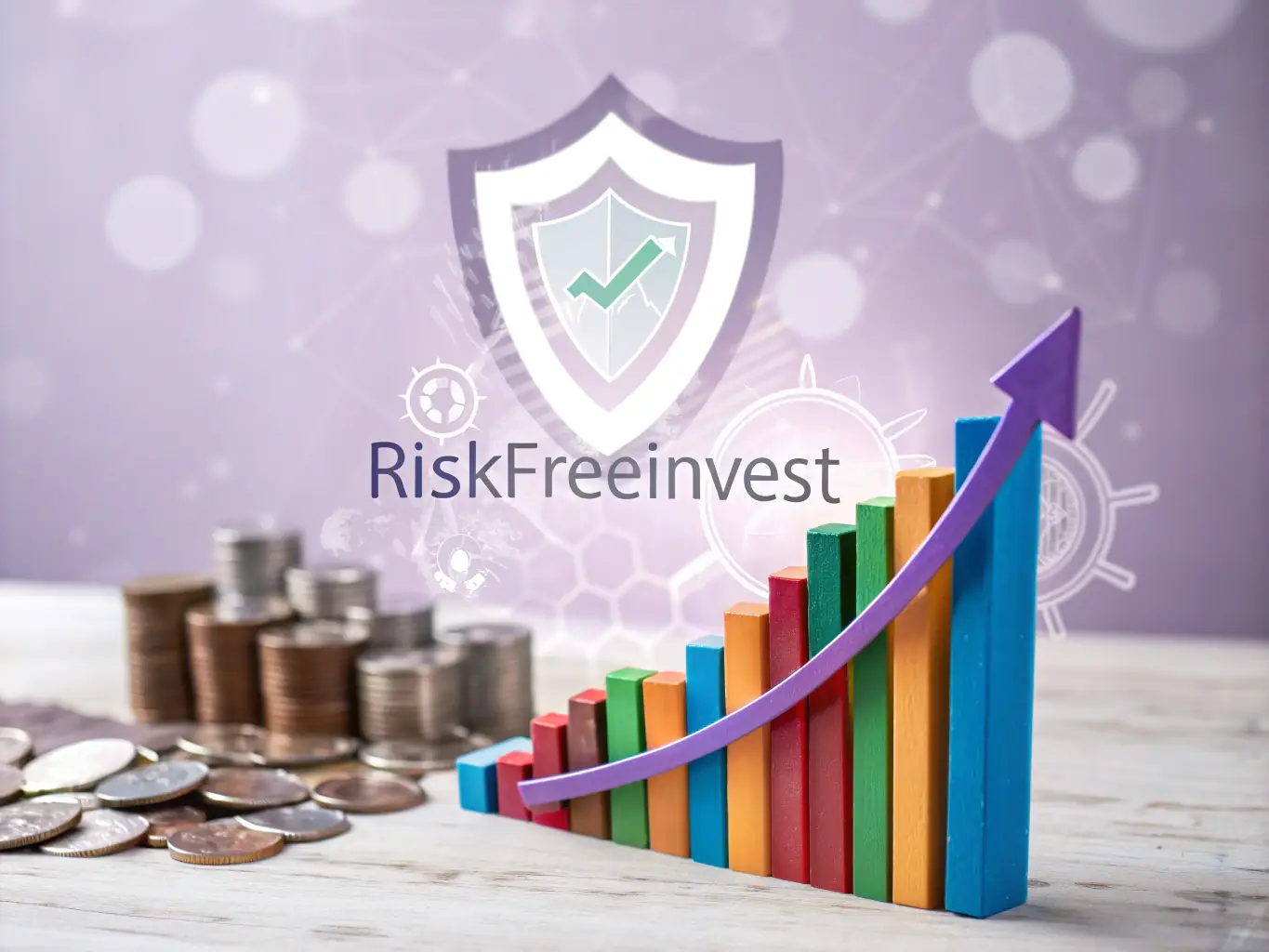 A visual representation of risk management, showing a shield protecting assets from various threats, such as market volatility and economic downturns, emphasizing the importance of proactive risk mitigation.